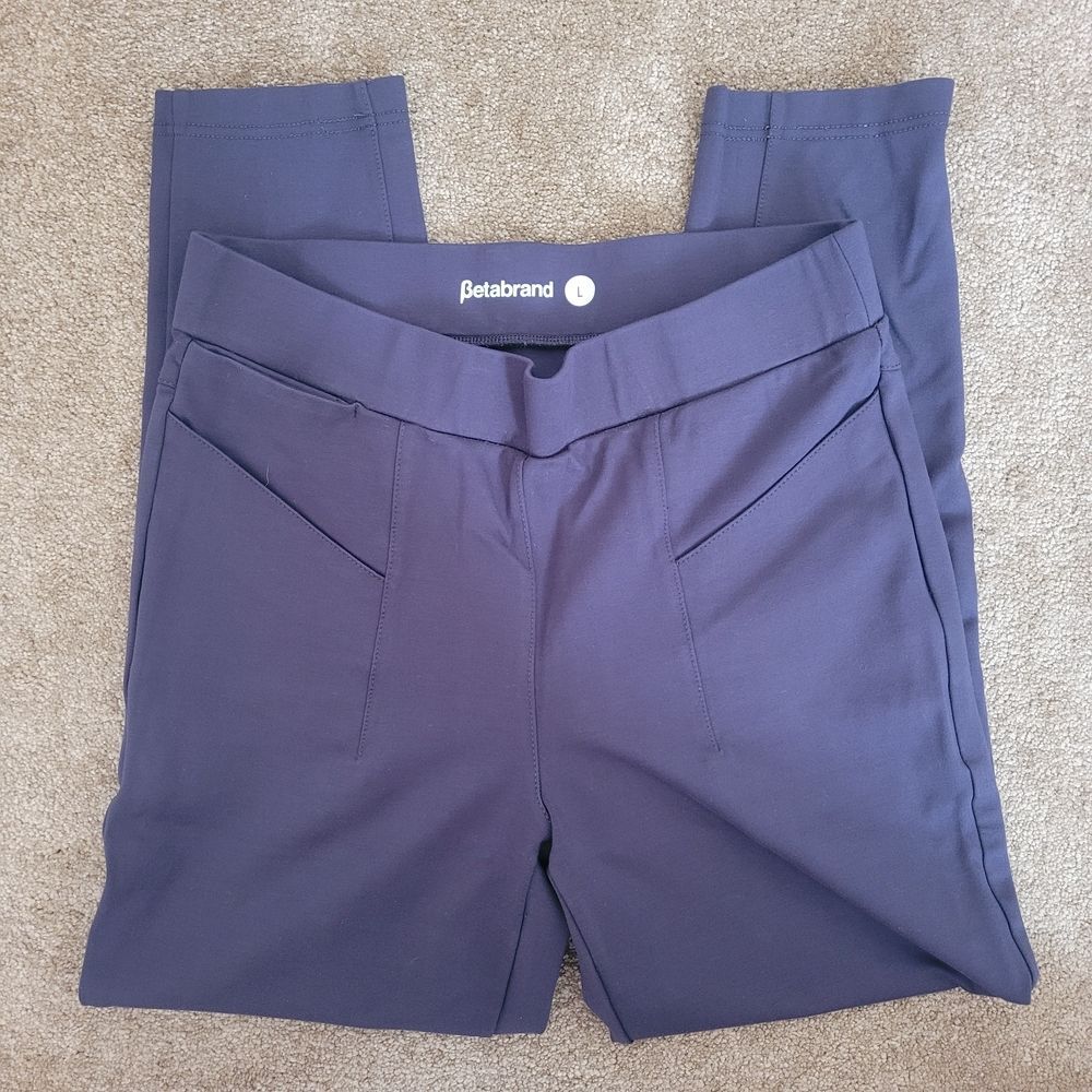 betabrand blue DPYP dress pant yoga pant